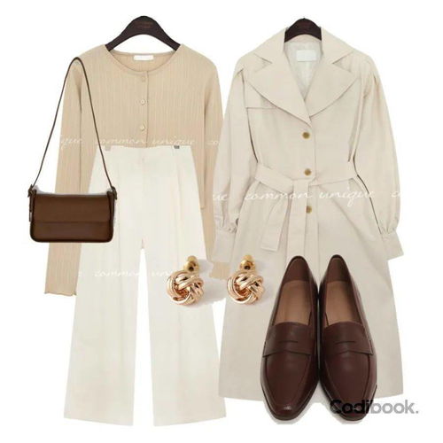 秋冬气质穿搭指南 大衣、毛衣与阔腿裤的时髦组合